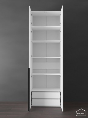 Шкаф с антресолью Linnea MHR-2A-4 2450х800х510 (Белый-М 11.1.2) в Соликамске - solikamsk.ok-mebel.com | фото 6