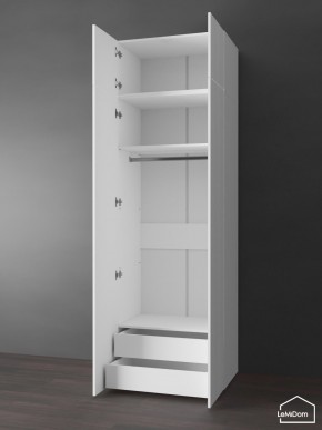 Шкаф с антресолью Linnea MHR-2POA-3 2450х800х510 (Белый-М 11.1.1) в Соликамске - solikamsk.ok-mebel.com | фото 6