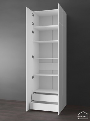 Шкаф с антресолью Linnea MHR-2POA-4 2450х800х510 (Белый-М 11.1.1) в Соликамске - solikamsk.ok-mebel.com | фото 5