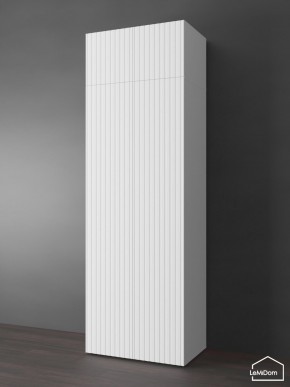 Шкаф с антресолью Linnea MHR-2POA-4 2450х800х510 (Белый-М 11.1.2) в Соликамске - solikamsk.ok-mebel.com | фото