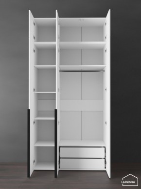 Шкаф с антресолью Linnea MHR-3A-2 2450х1200х510 (Белый-М 11.1.1) в Соликамске - solikamsk.ok-mebel.com | фото 6