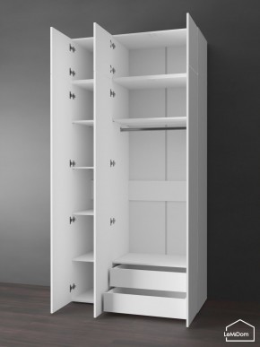 Шкаф с антресолью Linnea MHR-3POA-2 2450х1200х510 (Белый-М 11.1.2) в Соликамске - solikamsk.ok-mebel.com | фото 5