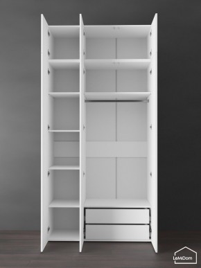 Шкаф с антресолью Linnea MHR-3POA-2 2450х1200х510 (Белый-М 11.1.2) в Соликамске - solikamsk.ok-mebel.com | фото 6