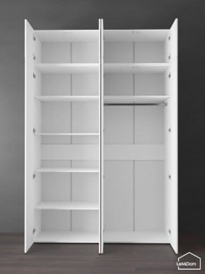 Шкаф с антресолью Linnea MHR-4POA-1 2450х1600х510 (Белый-М 11.1.2) в Соликамске - solikamsk.ok-mebel.com | фото 4