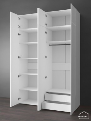 Шкаф с антресолью Linnea MHR-4POA-2 2450х1600х510 (Белый-М 11.1.2) в Соликамске - solikamsk.ok-mebel.com | фото 6