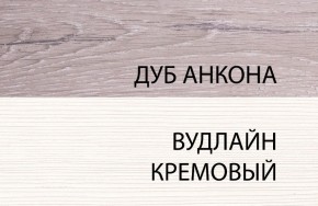 Шкаф угловой 2D, OLIVIA, цвет вудлайн крем/дуб анкона в Соликамске - solikamsk.ok-mebel.com | фото 1