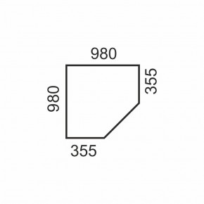 Шкаф угловой 2D, OLIVIA, цвет вудлайн крем/дуб анкона в Соликамске - solikamsk.ok-mebel.com | фото 4