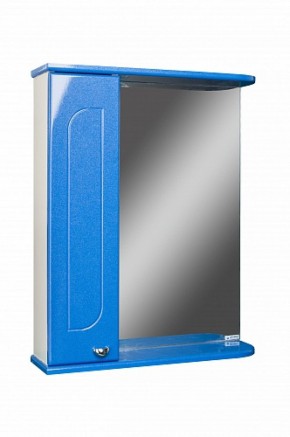 Шкаф-зеркало Радуга Синий металлик 60 левый АЙСБЕРГ (DA1130HZR) в Соликамске - solikamsk.ok-mebel.com | фото 1