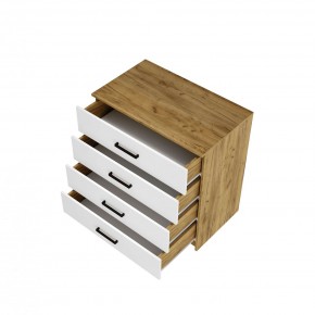 Спальный гарнитур Евро (модульный) Крафт/Белый в Соликамске - solikamsk.ok-mebel.com | фото 11