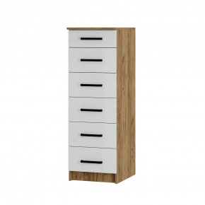 Спальный гарнитур Евро (модульный) Крафт/Белый в Соликамске - solikamsk.ok-mebel.com | фото 12