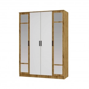 Спальный гарнитур Евро (модульный) Крафт/Белый в Соликамске - solikamsk.ok-mebel.com | фото 23