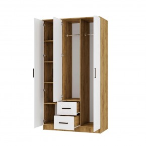 Спальный гарнитур Евро (модульный) Крафт/Белый в Соликамске - solikamsk.ok-mebel.com | фото 28