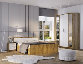 Спальный гарнитур Евро (модульный) Крафт/Белый в Соликамске - solikamsk.ok-mebel.com | фото 8
