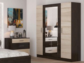 Спальный гарнитур Леси + 4-х створчатый шкаф в Соликамске - solikamsk.ok-mebel.com | фото 4