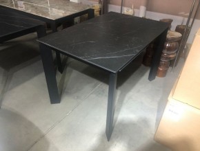 Стол CORNER 120 MATT BLACK MARBLE SOLID CERAMIC / BLACK, ®DISAUR в Соликамске - solikamsk.ok-mebel.com | фото 2