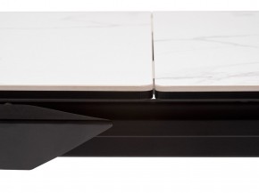 Стол CREMONA 140 MATTE STATUARIO Белый мрамор матовый, керамика/ черный каркас, ®DISAUR в Соликамске - solikamsk.ok-mebel.com | фото 4
