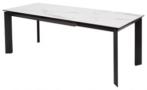 Стол CREMONA 140 MATTE STATUARIO Белый мрамор матовый, керамика/ черный каркас, ®DISAUR в Соликамске - solikamsk.ok-mebel.com | фото 5