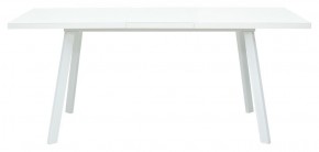 Стол ФИН 120 Белый, стекло/ Белый каркас М-City в Соликамске - solikamsk.ok-mebel.com | фото 2