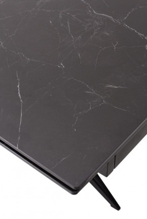 Стол FORIO 160 MATT BLACK MARBLE SOLID CERAMIC / BLACK, ®DISAUR в Соликамске - solikamsk.ok-mebel.com | фото 9