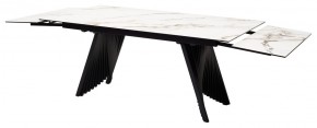 Стол IVAR 180 MARBLES KL-188 Контрастный мрамор, итальянская керамика, ®DISAUR в Соликамске - solikamsk.ok-mebel.com | фото 9