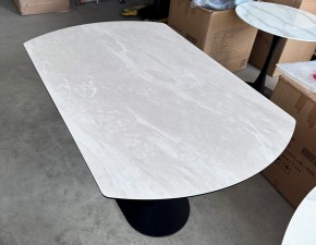 Стол KAI 140 TL-109 поворотная система раскладки, испанская керамика / Темно-серый / Черный, ®DISAUR в Соликамске - solikamsk.ok-mebel.com | фото 7