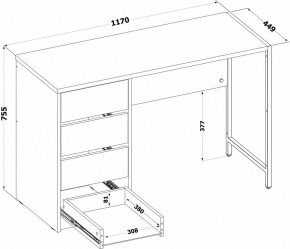 Стол письменный СПМ-405 в Соликамске - solikamsk.ok-mebel.com | фото 4