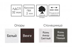 Стол раскладной Ялта-2 (опоры массив резной) в Соликамске - solikamsk.ok-mebel.com | фото 4