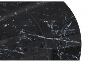 Стол стеклянный Норфолк 100х78 черный мрамор / черный в Соликамске - solikamsk.ok-mebel.com | фото 6