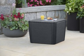 Стол-сундук Лузон Плюс (Luzon Plus Flat Wicker), графит в Соликамске - solikamsk.ok-mebel.com | фото