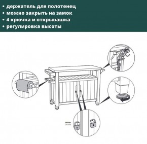 Столик для барбекю 207 Л (Unity XL 207L) в Соликамске - solikamsk.ok-mebel.com | фото 8