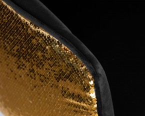 Стул барный DOBRIN DARCY GOLD SHINY, черный велюр с золотыми пайетками в Соликамске - solikamsk.ok-mebel.com | фото 8
