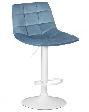 Стул барный DOBRIN TAILOR WHITE, пудрово-голубой велюр (MJ9-74) в Соликамске - solikamsk.ok-mebel.com | фото