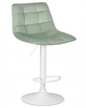 Стул барный DOBRIN TAILOR WHITE, пудрово-мятный велюр (MJ9-87) в Соликамске - solikamsk.ok-mebel.com | фото