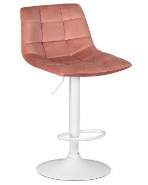 Стул барный DOBRIN TAILOR WHITE, пудрово-розовый велюр (MJ9-32) в Соликамске - solikamsk.ok-mebel.com | фото