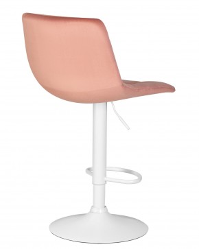 Стул барный DOBRIN TAILOR WHITE, пудрово-розовый велюр (MJ9-32) в Соликамске - solikamsk.ok-mebel.com | фото 4
