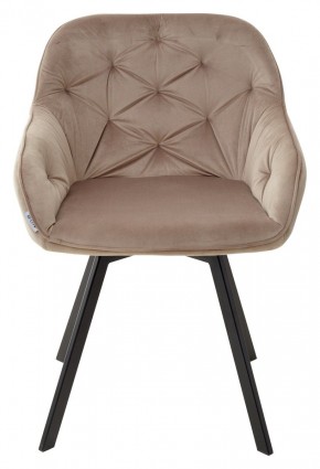 Стул GALE 360 град. поворот. BLUVEL-40 BEIGE, велюр/ черный каркас, М-City в Соликамске - solikamsk.ok-mebel.com | фото 6