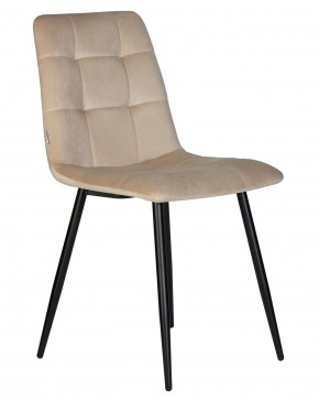 Стул обеденный DOBRIN CHILLY, Бежевый Holland 07, основание черный в Соликамске - solikamsk.ok-mebel.com | фото 3