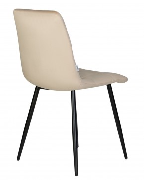 Стул обеденный DOBRIN CHILLY, Бежевый Holland 07, основание черный в Соликамске - solikamsk.ok-mebel.com | фото 5