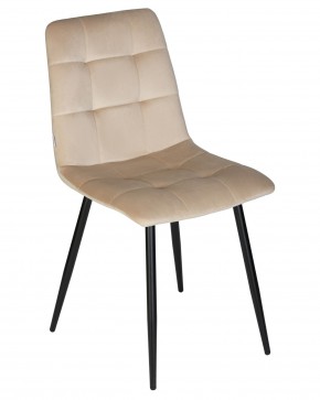 Стул обеденный DOBRIN CHILLY, Бежевый Holland 07, основание черный в Соликамске - solikamsk.ok-mebel.com | фото 8