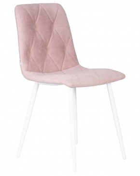 Стул обеденный DOBRIN CHILLY ROMBO, Розовый Simple 03, основание белый в Соликамске - solikamsk.ok-mebel.com | фото 2