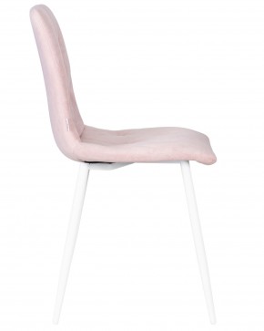 Стул обеденный DOBRIN CHILLY ROMBO, Розовый Simple 03, основание белый в Соликамске - solikamsk.ok-mebel.com | фото 3