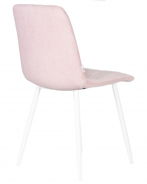 Стул обеденный DOBRIN CHILLY ROMBO, Розовый Simple 03, основание белый в Соликамске - solikamsk.ok-mebel.com | фото 4