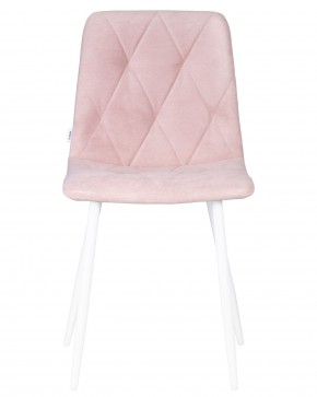 Стул обеденный DOBRIN CHILLY ROMBO, Розовый Simple 03, основание белый в Соликамске - solikamsk.ok-mebel.com | фото 6