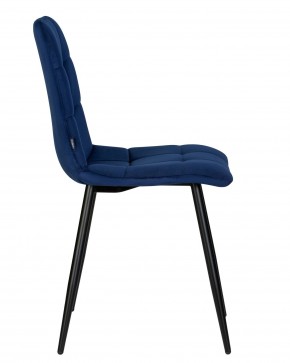 Стул обеденный DOBRIN CHILLY, Темно-синий Holland 60, основание черное в Соликамске - solikamsk.ok-mebel.com | фото 3