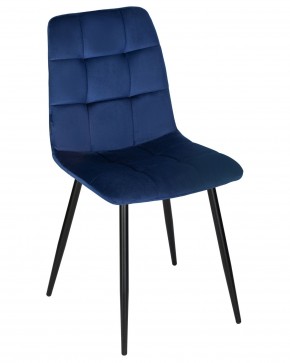 Стул обеденный DOBRIN CHILLY, Темно-синий Holland 60, основание черное в Соликамске - solikamsk.ok-mebel.com | фото 7