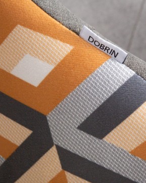 Стул обеденный DOBRIN MARKUS, ЭМАЛЬ ЧЕРНЫЙ МУАР ткань Candy Graphite+Escada Ochre в Соликамске - solikamsk.ok-mebel.com | фото 10