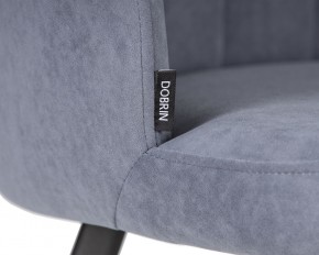 Стул обеденный DOBRIN NAOMI, ЭМАЛЬ ЧЕРНЫЙ МУАР велюр Catania Steel в Соликамске - solikamsk.ok-mebel.com | фото 7