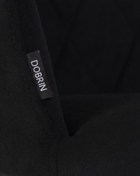 Стул обеденный DOBRIN ROBY, ЭМАЛЬ ЧЕРНЫЙ МУАР велюр Catania Black в Соликамске - solikamsk.ok-mebel.com | фото 2