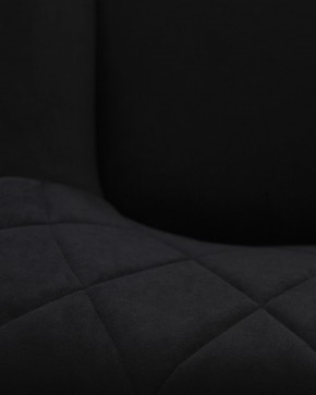 Стул обеденный DOBRIN ROBY, ЭМАЛЬ ЧЕРНЫЙ МУАР велюр Catania Black в Соликамске - solikamsk.ok-mebel.com | фото 3