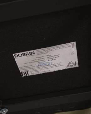 Стул обеденный DOBRIN ROBY, ЭМАЛЬ ЧЕРНЫЙ МУАР велюр Catania Forest в Соликамске - solikamsk.ok-mebel.com | фото 12